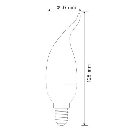SET 2x LED Žarnica E14/3W/230V 3000K - Globo