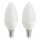 SET 2x LED Žarnica E14/5,5W/230V 2700K- Attralux