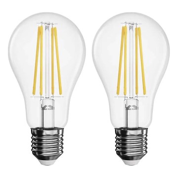 SET 2x LED Žarnica FILAMENT A60 E27/5,9W/230V 2700K