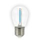 SET 2x LED Žarnica PARTY E27/0,3W/36V modra