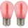 SET 2x LED Žarnica PARTY E27/0,3W/36V rdeča