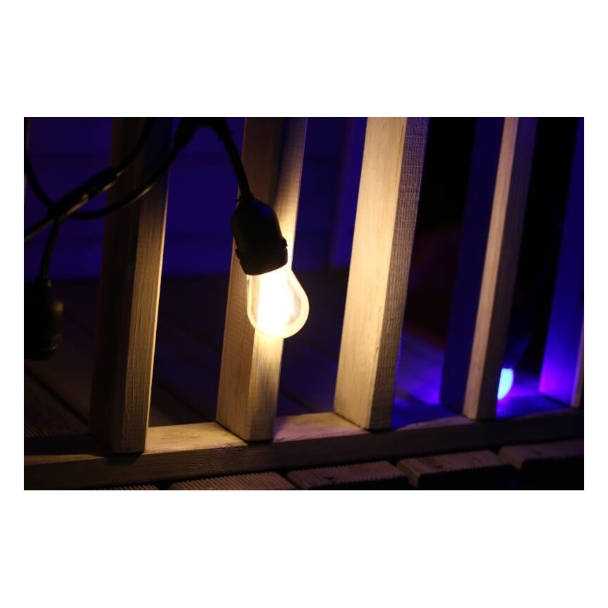 SET 2x LED Žarnica PARTY E27/0,5W/36V 2200K