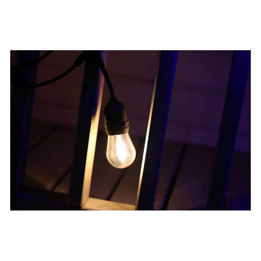 SET 2x LED Žarnica PARTY E27/0,5W/36V 2200K