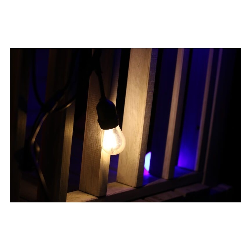 SET 2x LED Žarnica PARTY E27/0,5W/36V 2200K