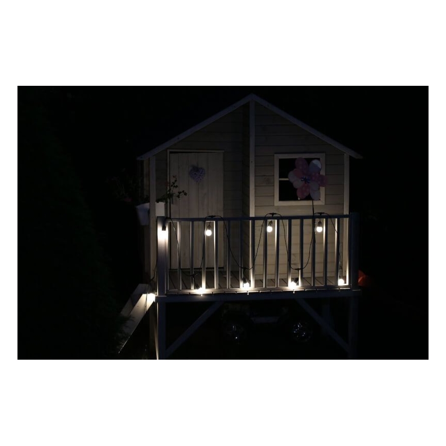 SET 2x LED Žarnica PARTY E27/0,5W/36V bela 3000K