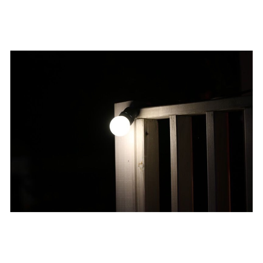 SET 2x LED Žarnica PARTY E27/0,5W/36V bela 3000K