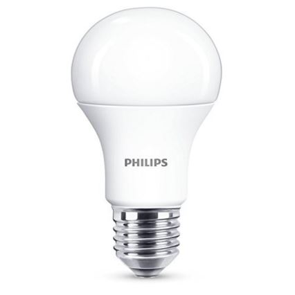 SET 2x LED Žarnica Philips A60 E27/11W/230V 2700K