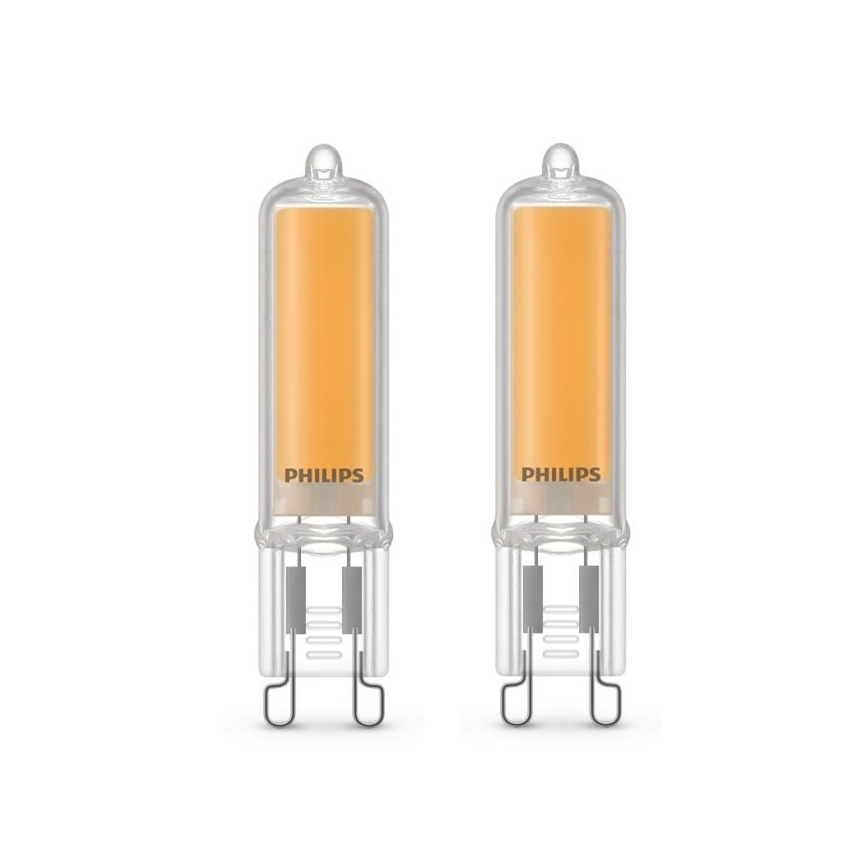 SET 2x LED Žarnica Philips G9/3,5W/230V 2700K
