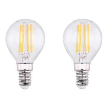 SET 2x LED Žarnica VINTAGE E14/4W/230V 2700K - Globo 10589-2K