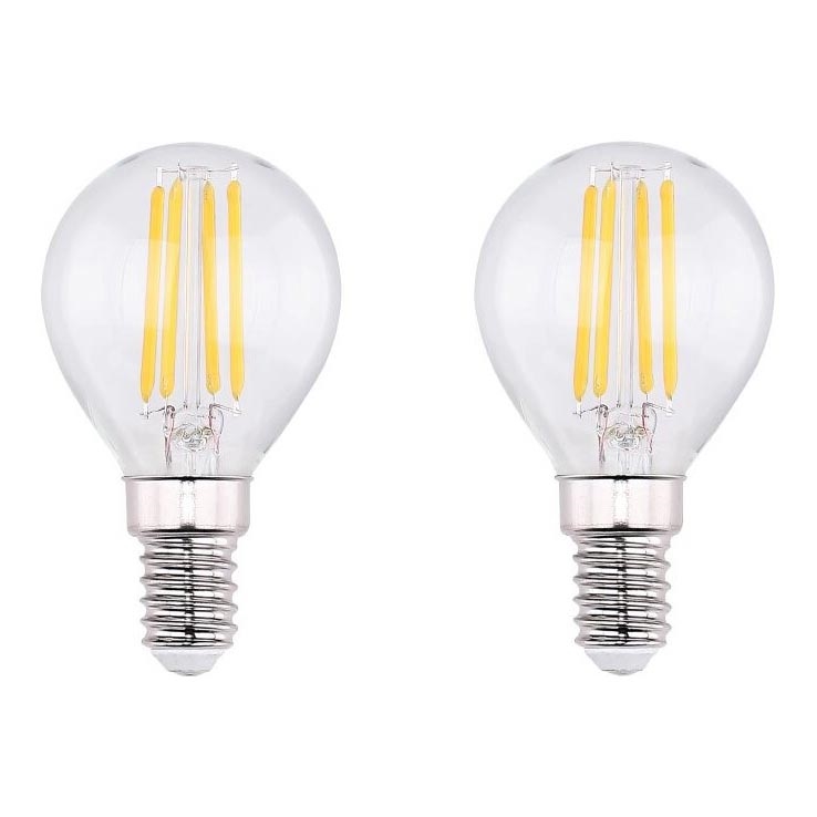 SET 2x LED Žarnica VINTAGE E14/4W/230V 2700K - Globo 10589-2K