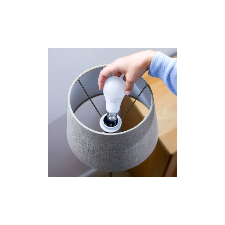 SET 2x LED Zatemnitvena žarnica A60 E27/8W/230V 2700-6500K CRI 90 Wi-Fi - WiZ