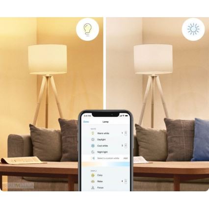 SET 2x LED Zatemnitvena žarnica A60 E27/8W/230V 2700-6500K CRI 90 Wi-Fi - WiZ