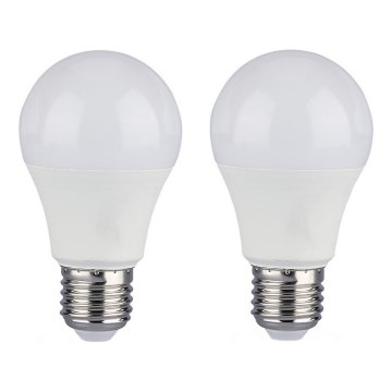 SET 2x LED Zatemnitvena žarnica A60 E27/9W/230V 4000K
