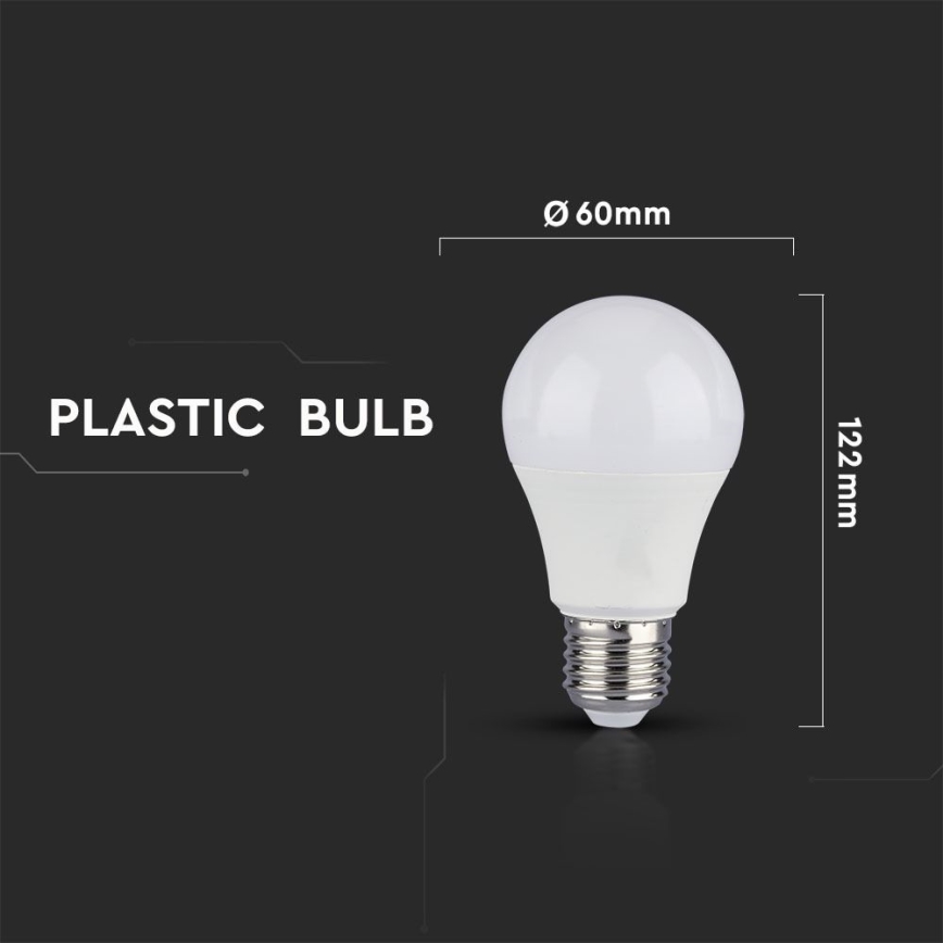 SET 2x LED Zatemnitvena žarnica A60 E27/9W/230V 4000K