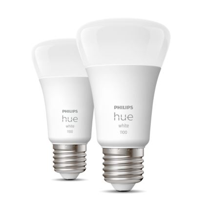 SET 2x LED Zatemnitvena žarnica Philips Hue WHITE E27/9,5W/230V 2700K