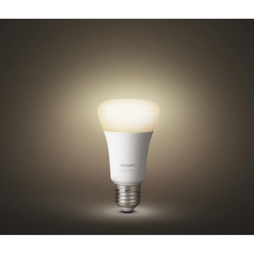KOMPLET 2x LED Zatemnitvena žarnica Philips HUE WHITE E27/9W/230V