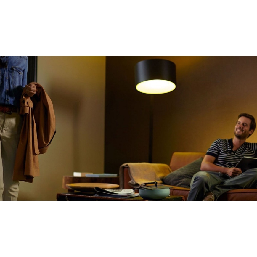 KOMPLET 2x LED Zatemnitvena žarnica Philips HUE WHITE E27/9W/230V