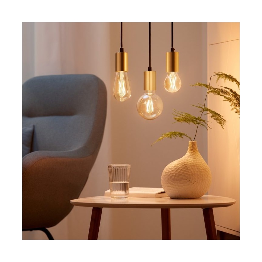 SET 2x LED Zatemnitvena žarnica VINTAGE FILAMENT ST64 E27/6,7W/230V 2000-5000K Wi-Fi - WiZ