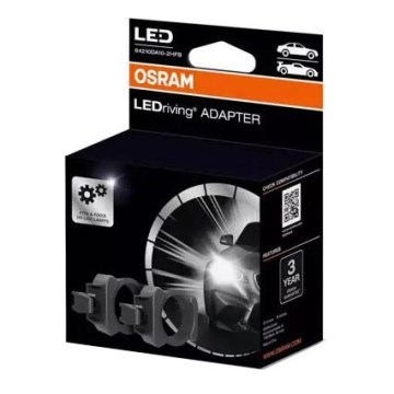 SET 2x LEDriving Adapter žarnica vtičnica - Osram