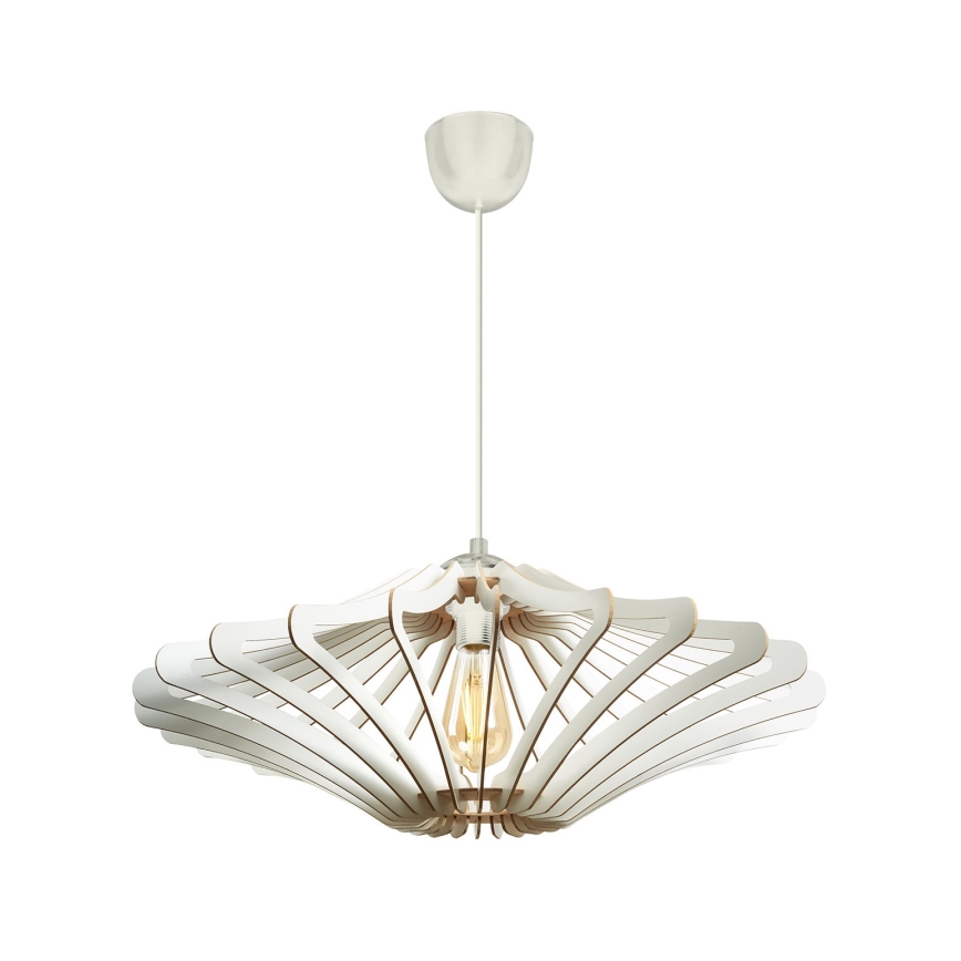 SET 2x Lestenec na vrvici 1xE27/60W/230V bela pr. 47 cm