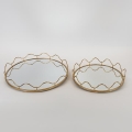 SET 2x Okrasni pladenj pr. 39/30,5 cm