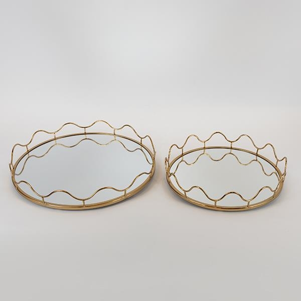 SET 2x Okrasni pladenj pr. 39/30,5 cm