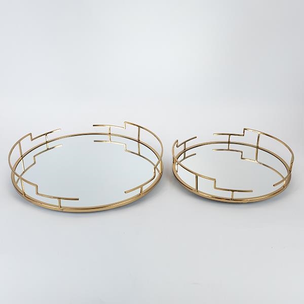 SET 2x Okrasni pladenj pr. 39/30,5 cm