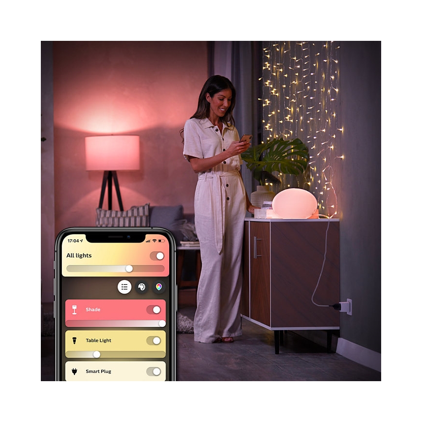 SET 2x Pametna vtičnica Philips Hue Pametni vtičnica EU SCHUKO
