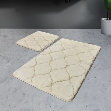 SET 2x Podloga za kopalnico INFINITY 60/100 cm bež