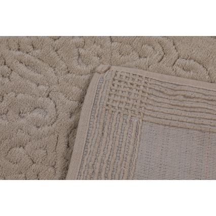 SET 2x Podloga za kopalnico PIANTE 60/100 cm rjava