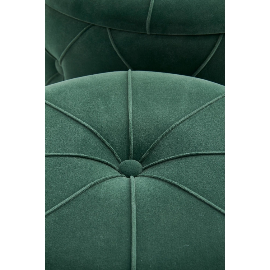 SET 2x Tabure POLLY pr. 40/44 cm zelena/zlata