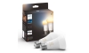 SET 2xLED Zatemnitvena žarnica Philips Hue WHITE AMBIANCE E27/8W/230V 2200-6500K