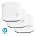 SET 3x Detektor dima SmartLife 3V/1xCR123A Wi-Fi Tuya