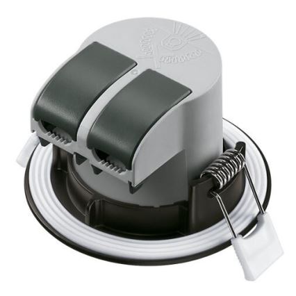 SET 3x LED Kopalniška vgradna svetilka LED/5,5W/230V 2700K IP65 črna