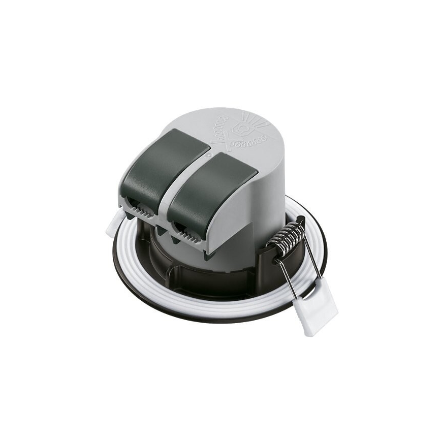 SET 3x LED Kopalniška vgradna svetilka LED/5,5W/230V 2700K IP65 črna