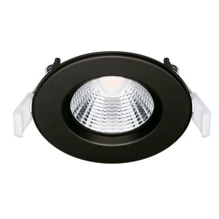 SET 3x LED Kopalniška vgradna svetilka LED/5,5W/230V 2700K IP65 črna