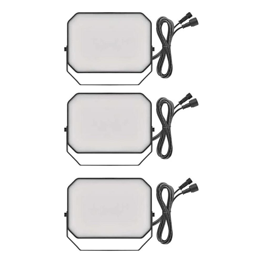 SET 3x LED RGBIC Zatemnitvena zunanji reflektorska GoSmart LED/14W/230V 3000-6500K IP65 Wi-Fi Tuya