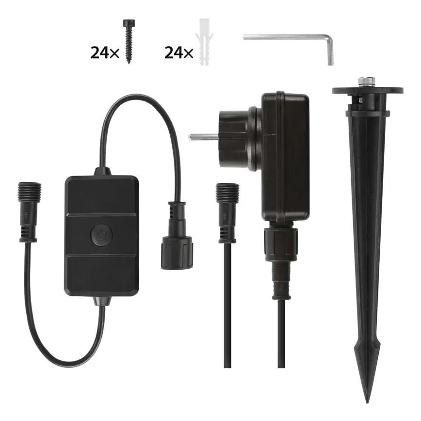 SET 3x LED RGBIC Zatemnitvena zunanji reflektorska GoSmart LED/14W/230V 3000-6500K IP65 Wi-Fi Tuya