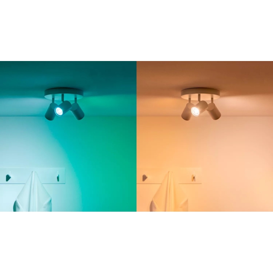 SET 3x LED RGBW Zatemnitvena žarnica PAR16 GU10/4,7W/230V 2200-6500K Wi-Fi - WiZ