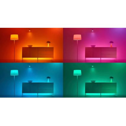 SET 3x LED RGBW Zatemnitvena žarnica PAR16 GU10/4,7W/230V 2200-6500K Wi-Fi - WiZ