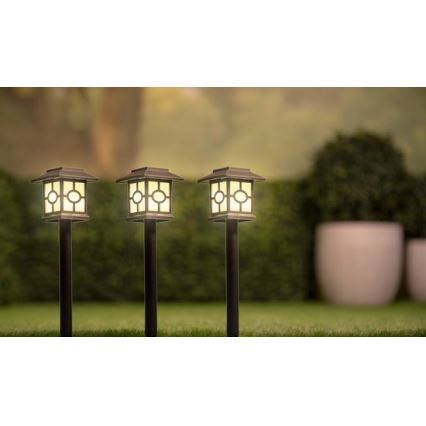 SET 3x LED Solarna svetilka LED/1,2V