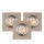 SET 3x LED Vgradna svetilka VITAR 1xGU10/5W/230V CRI 90 beton