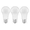 SET 3x LED Žarnica A60 E27/10W/230V 2700K