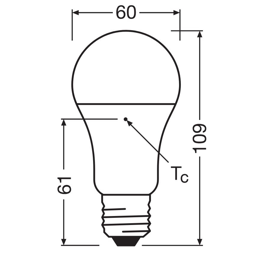 SET 3x LED Žarnica A60 E27/10W/230V 4000K