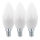 SET 3x LED Žarnica C37 E14/6W/230V 3000K - Eglo 12884