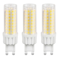 SET 3x LED Žarnica ECOLINE G9/7W/230V 3000K - Brilagi