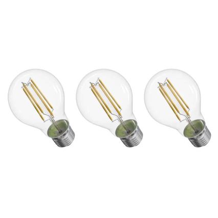 SET 3x LED Žarnica FILAMENT A60 E27/3,8W/230V 4000K Energijski razred A