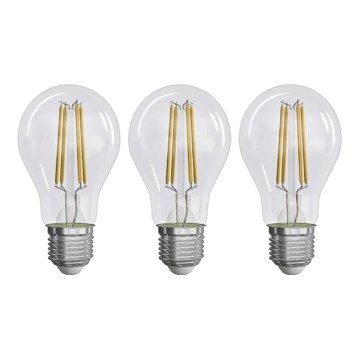 SET 3x LED Žarnica FILAMENT A60 E27/5W/230V 2700K Energijski razred A