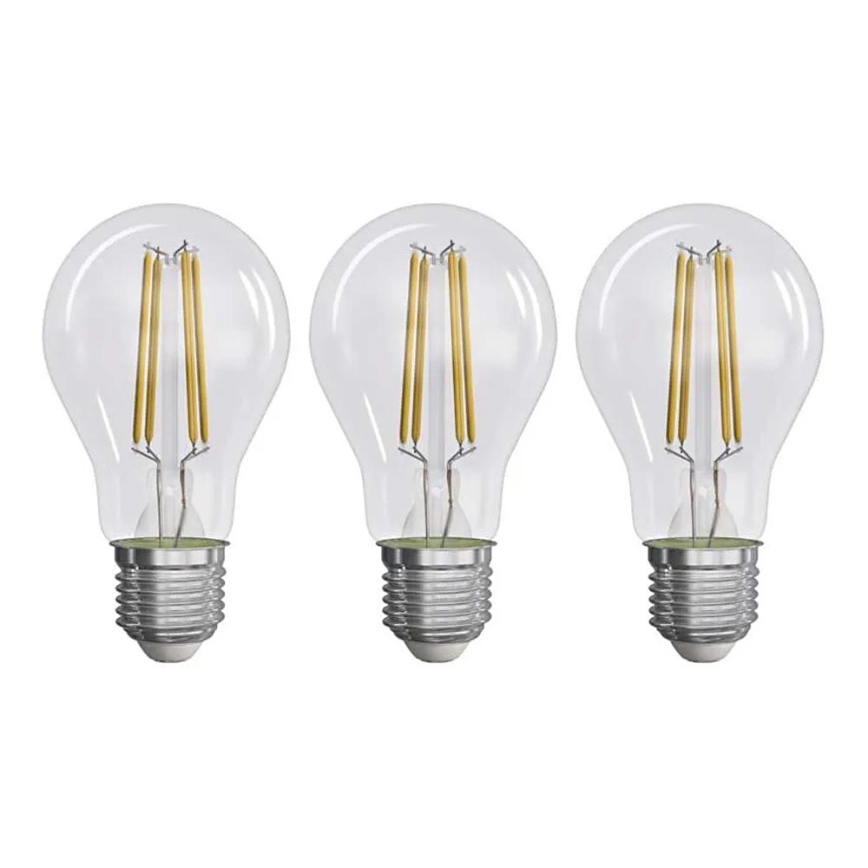 SET 3x LED Žarnica FILAMENT A60 E27/5W/230V 2700K Energijski razred A