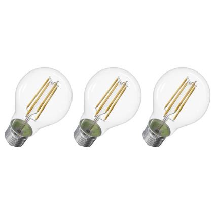 SET 3x LED Žarnica FILAMENT A60 E27/5W/230V 2700K Energijski razred A